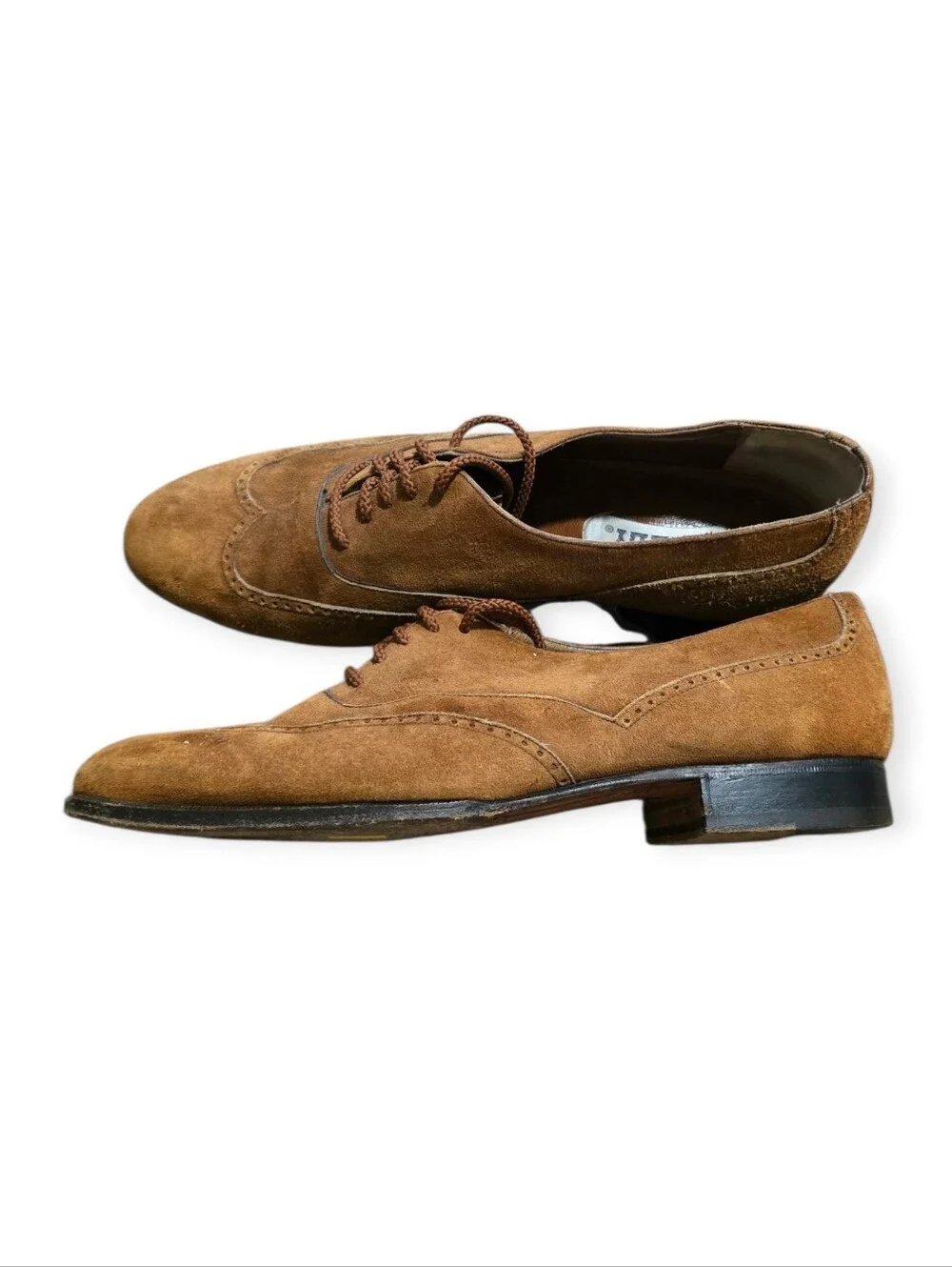 Bally Brown Suede Oxfords